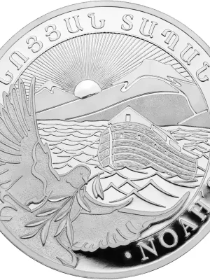 1 Kilogramm Silbermünze Armenien Arche Noah 2012 - Neuheit