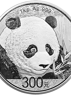 1 Kilogramm Silbermünze China Panda 2018 proof - Meistverkauft