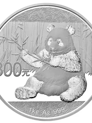 1 Kilogramm Silbermünze China Panda 2017 proof | Sicher einkaufen