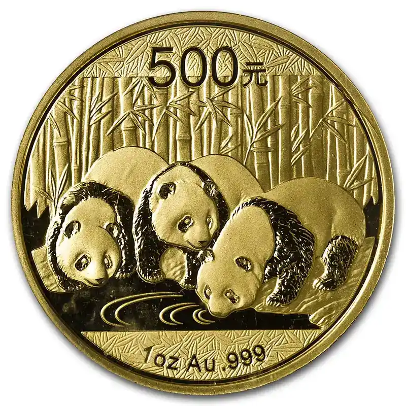 Direkt kaufen - 1/2 Unze Goldmünze China Panda 2013