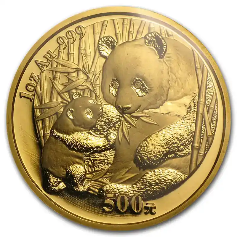 Werkspreis - 1/2 Unze Goldmünze China Panda 2005