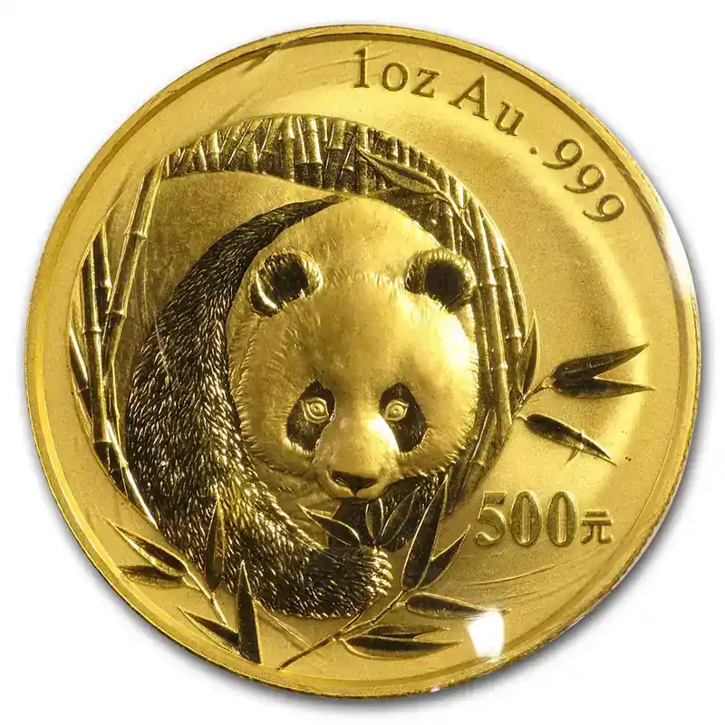 Aktionspreis | 1/2 Unze Goldmünze China Panda 2003