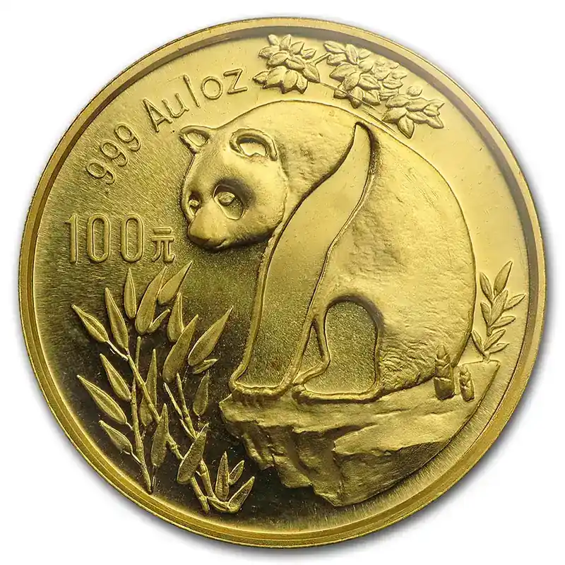 Markenqualität - 1/2 Unze Goldmünze China Panda 1993