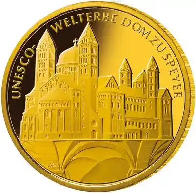 Neu im Sortiment - 1/2 Unze Goldmünze – 100 Euro Dom zu Speyer 2019 (G)