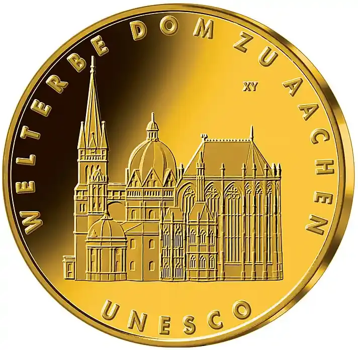 Hochwertig | 1/2 Unze Goldmünze – 100 Euro Dom zu Aachen 2012 (D)