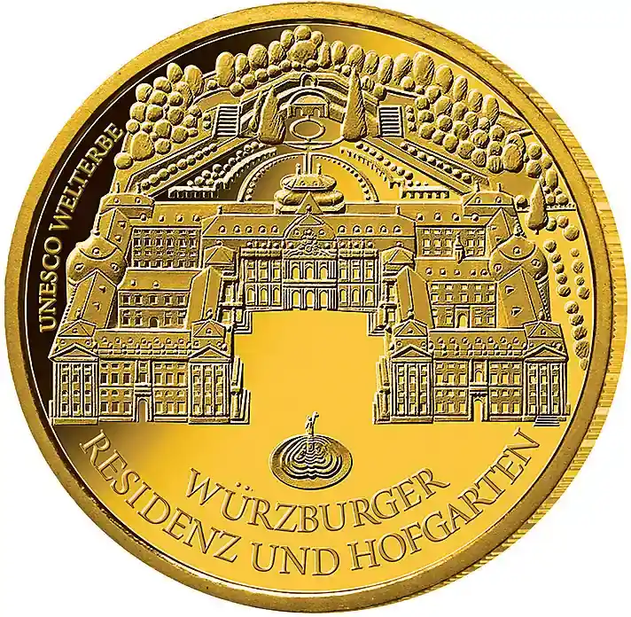 1/2 Unze Goldmünze – 100 Euro Würzburg 2010 (G) - Online bestellbar