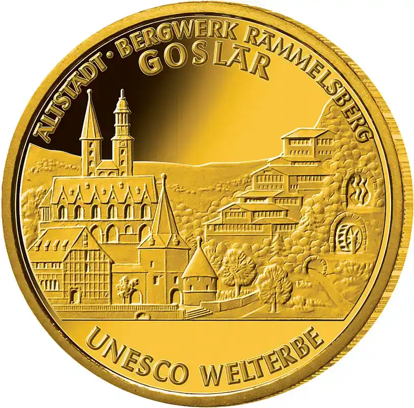 1/2 Unze Goldmünze – 100 Euro Goslar 2008 (J) - Werkspreis