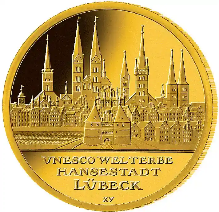 Mega-Angebot | 1/2 Unze Goldmünze – 100 Euro Lübeck 2007 (J)