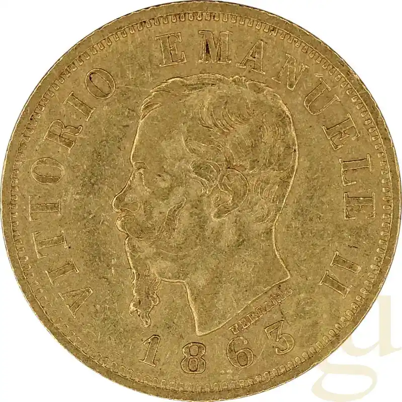 10 Lire Italien Goldmünze Emanuele | Extra sparen