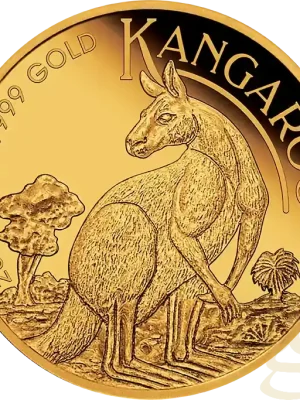 0,5 Gramm Goldmünze Australien Mini Känguru 2023 | Sehr gefragt