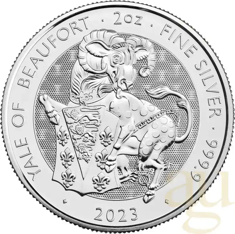 Sparangebot | 2 Unzen Silbermünze Tudor Beasts Yale 2023