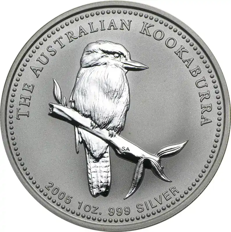 Kostenlose Rückgabe | 10 Unzen Silbermünze Australien Kookaburra 2005