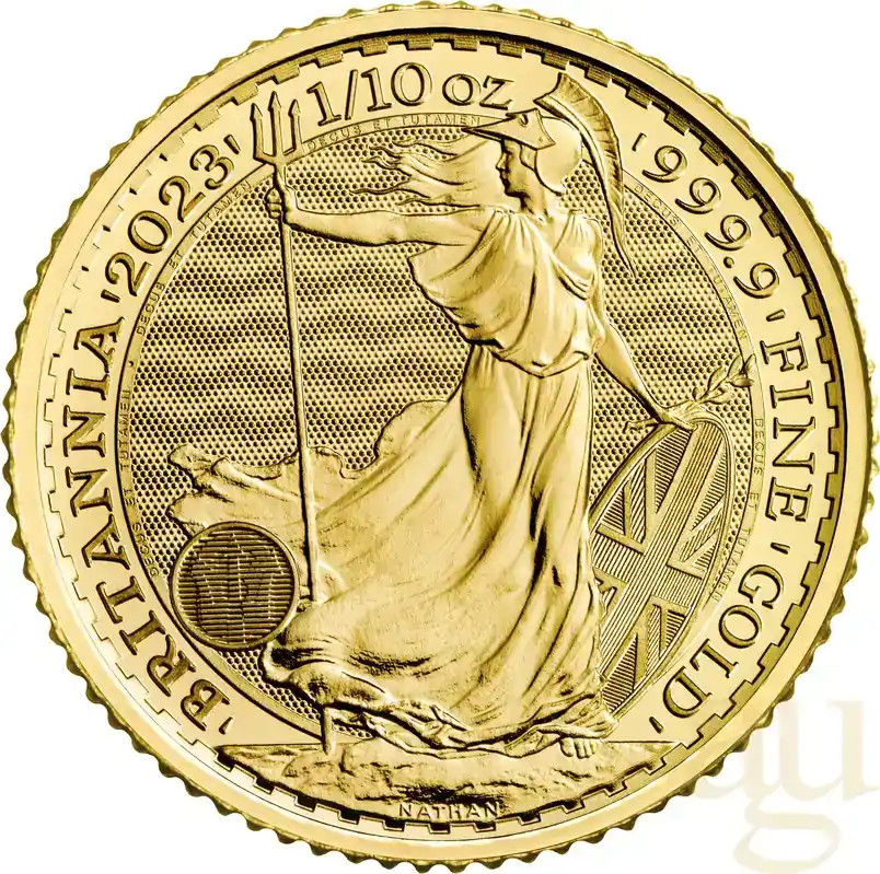 1/10 Unze Goldmünze Britannia 2023 – King Charles - Extra sparen