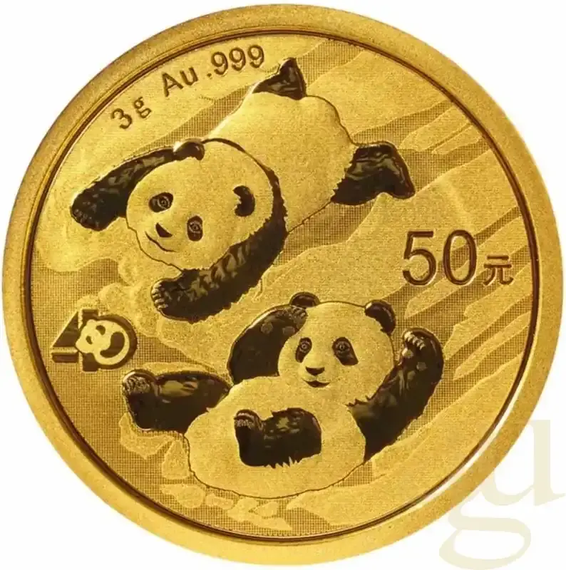 3 Gramm Goldmünze China Panda 2022 | Einfach bestellen