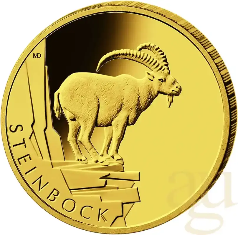 20 Euro Goldmünze Rückkehr der Wildtiere – Steinbock 2023 (G) - Schnell zugreifen