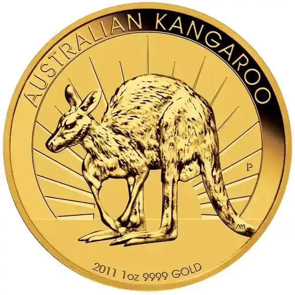 1 Unze Goldmünze Australien Känguru 2011 - Knallerpreis