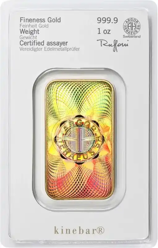 Preishit - 31,1 Gramm Goldbarren Heraeus Kinebar