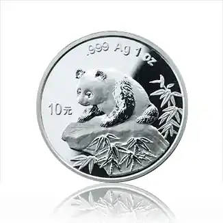 Preisvorteil | 1 Unze Silbermünze China Panda 1999