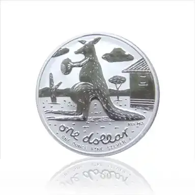 1 Unze Silbermünze Australien Känguru 2008 (RAM) - Online kaufen