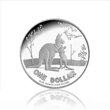 1 Unze Silbermünze Australien Känguru 2007 (RAM) - Sonderaktion