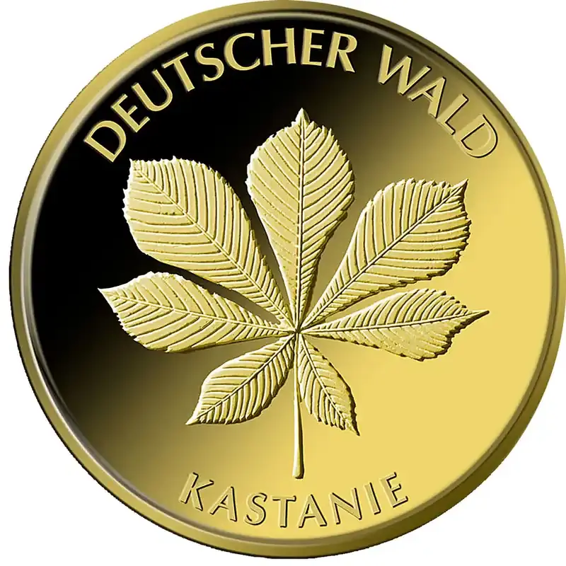 20 Euro Goldmünze Deutscher Wald – Kastanie 2014 (A) | Top-Qualität