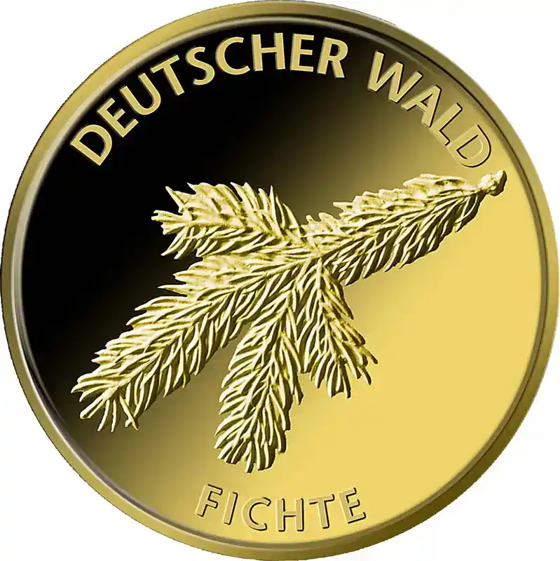 Schnelle Lieferung | 20 Euro Goldmünze Deutscher Wald – Fichte 2012 (D)