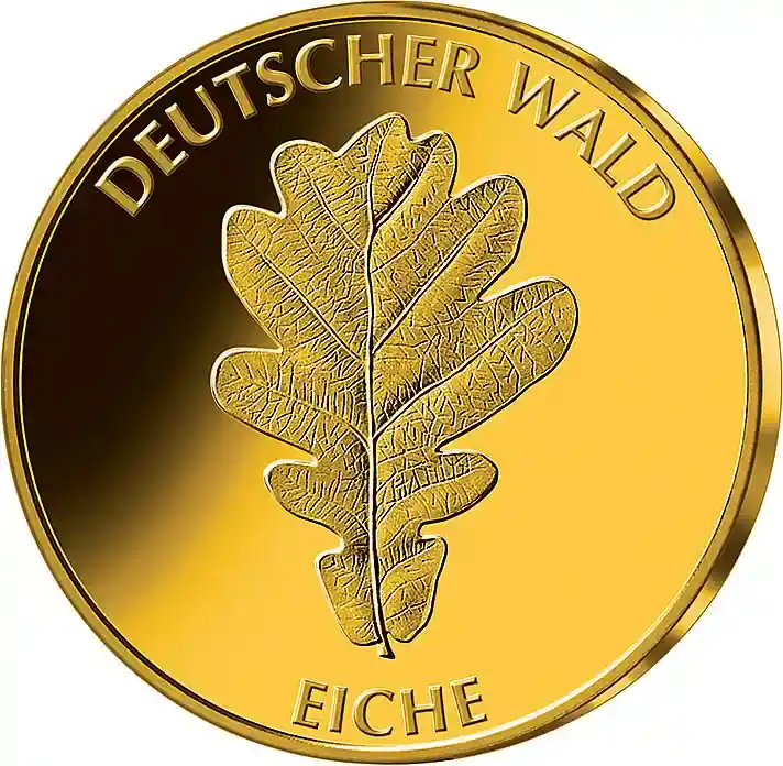 20 Euro Goldmünze Deutscher Wald – Eiche 2010 (J) | Markenqualität