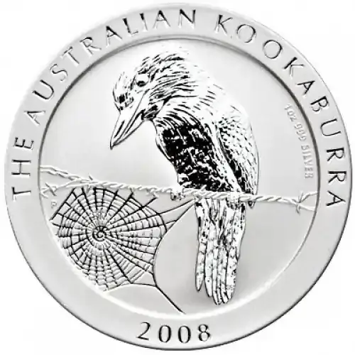 Angebot | 1 Unze Silbermünze Australien Kookaburra 2008