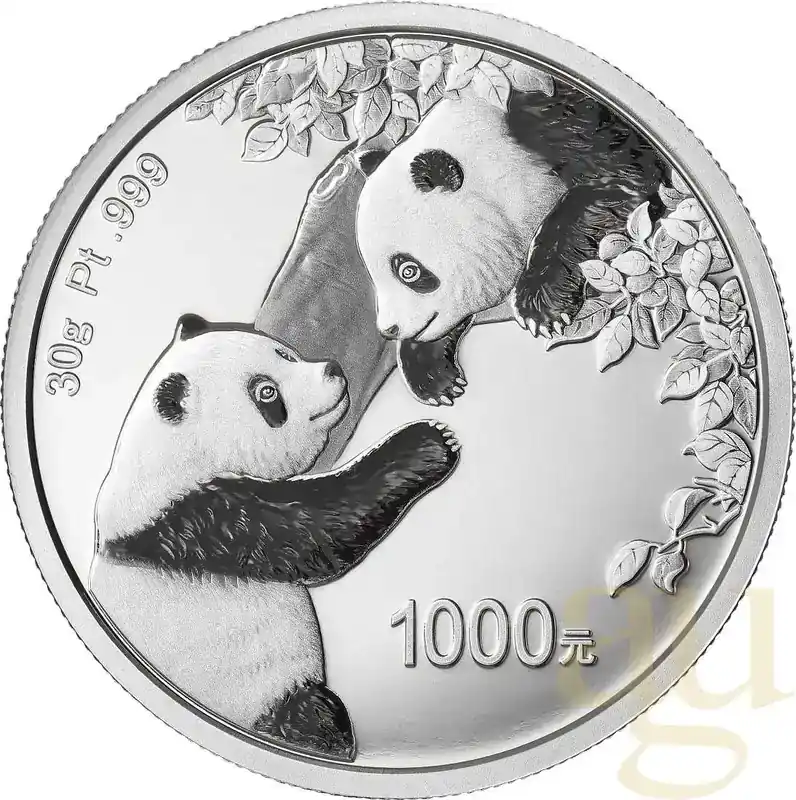30 Gramm Platinmünze China Panda 2023 proof | Sehr beliebt