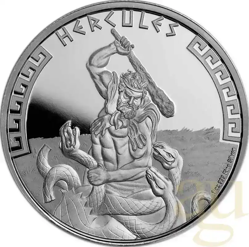 Vorteilspreis | 1 Unze Silbermünze Niue Heroes of Greek Mythology – Hercules 2023