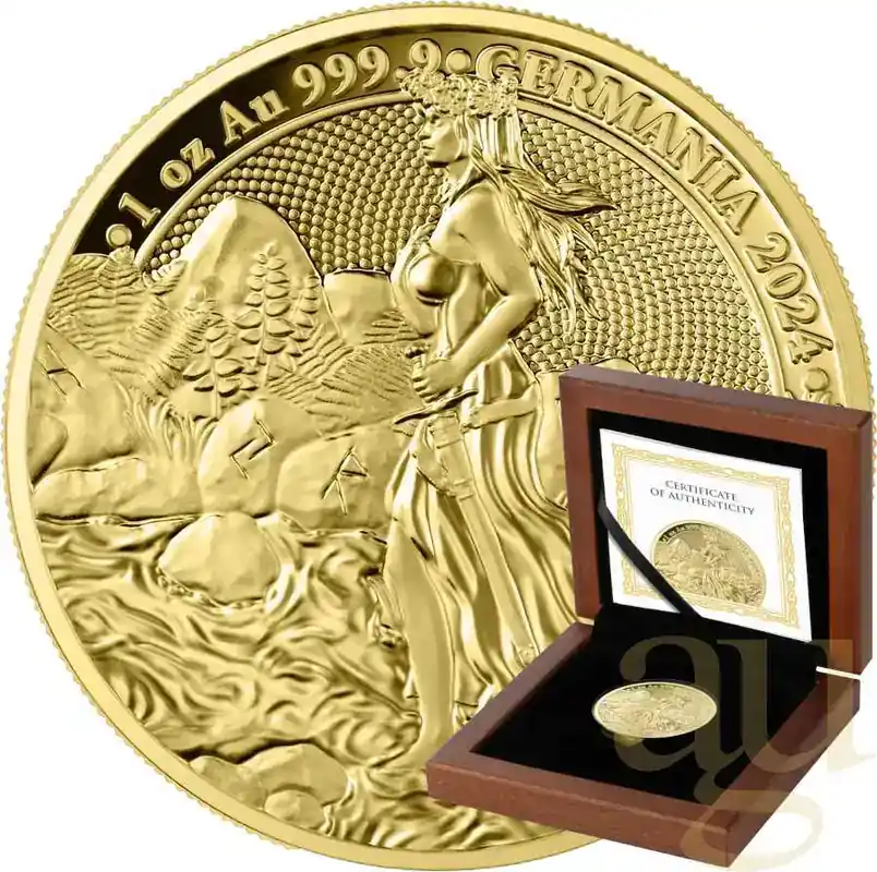 Bestpreis - 1 Unze Goldmünze Germania 2024 proof