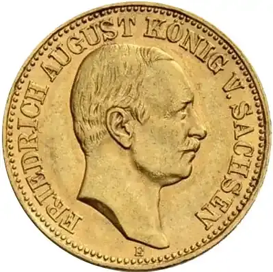 10 Mark Goldmünze Friedrich August von Sachsen | Neu verfügbar