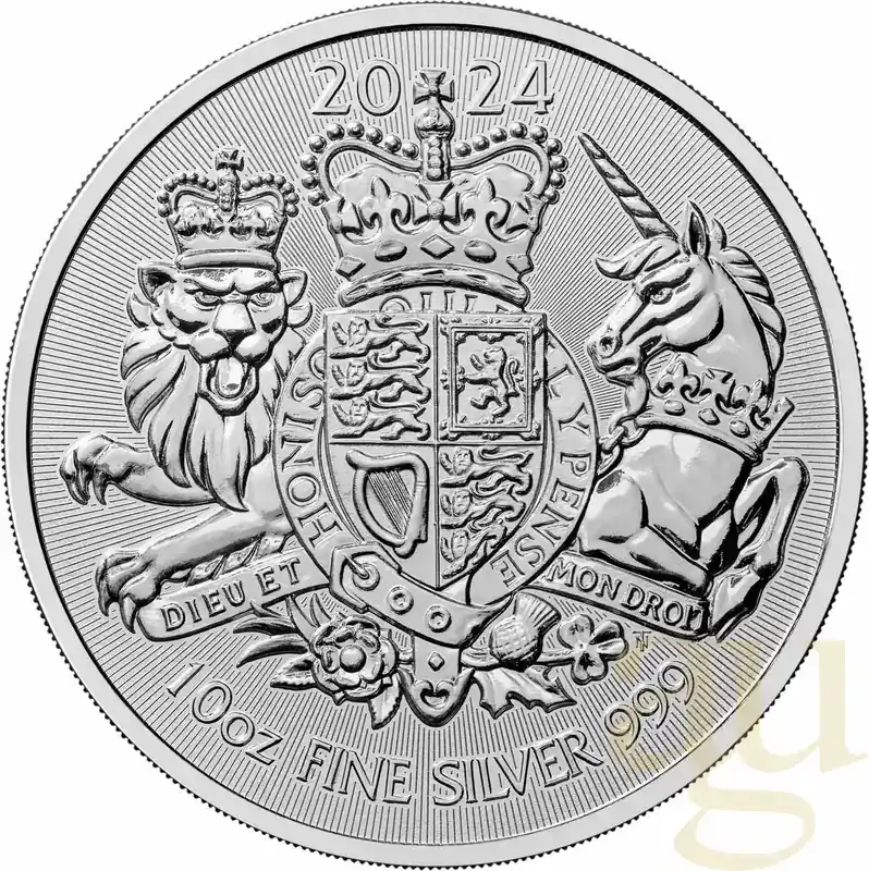 1 Unze Silbermünze Großbritannien Royal Arms 2024 | Sofort bestellen