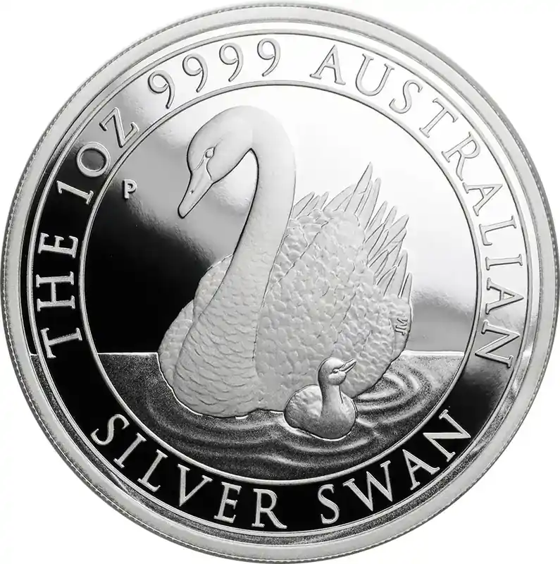 1 Unze Silbermünze Australien Schwan 2018 – polierte Platte | Top-Preis
