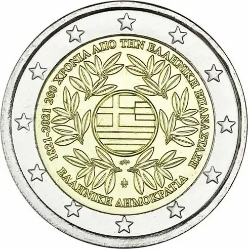 Expresslieferung | Griechenland 2 Euro 2021 Griechische Revolution