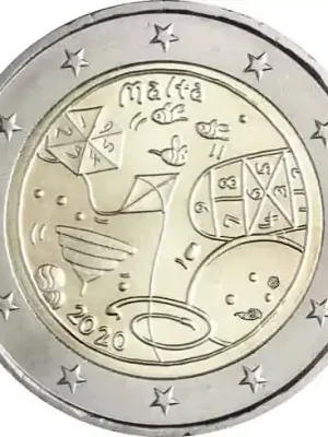 Extra-Rabatt | Malta 2 Euro 2020 Kinder – Spiele – Games mit Münzzeichen Füllhorn