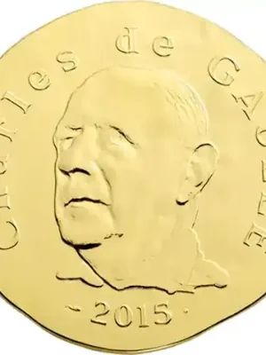 Zertifiziert - 1 Unze Gold 2015 – Charles de Gaulle – Frankreich 200 Euro