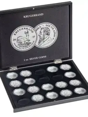 361478- Münzkassette für Krügerrand Silber in Kapseln | Markenqualität
