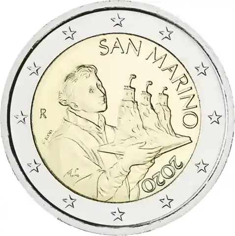 San Marino 2 Euro 2020 Heiliger Marinus | Werkspreis