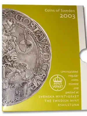 Schneller Versand - Schweden 16,50 Kronen 2003 Stgl. im Folder