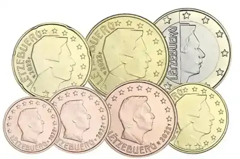 Luxemburg 1 Cent – 1 Euro 2022 Euromünzen | Kundenfavorit