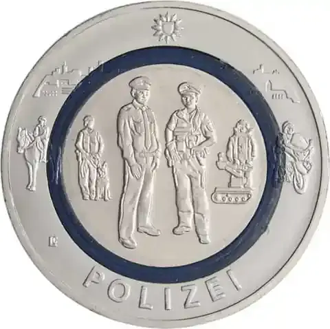 Deutschland 10 Euro 2024 Polizei Münzzeichen G - Hochwertig