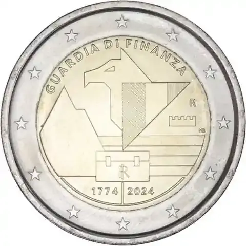 Neu - Italien 2 Euro 2024 Gründung der Gardia Di Finanza