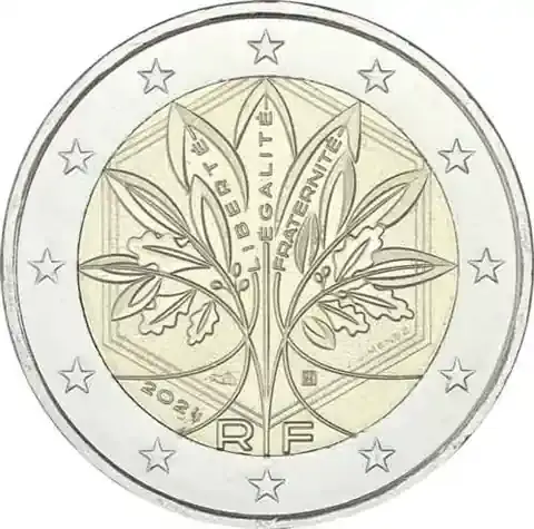 Frankreich 2 Euro 2024 Lebensbaum - Topseller