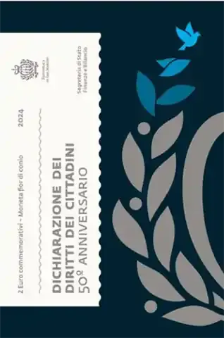 San Marino 2 Euro 2024 Erklärung der Bürgerrechte - Preishit