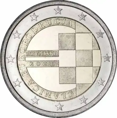 Bestpreis | Kroatien 2 Euro 2023 Einführung des Euro