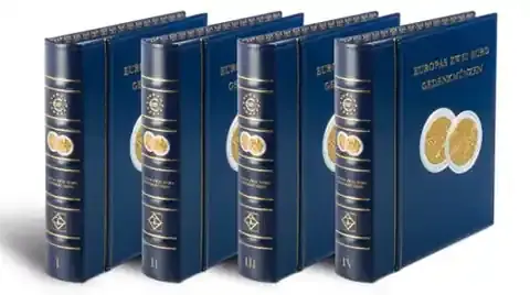 Top-Qualität | Alben-Set für 2 Euro Münzen 1+2+3+4+Gemeinschaftsausgaben