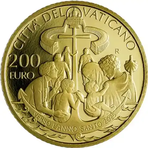 Kundenliebling | Vatikan 200 Euro Gold 2023 Auf dem Weg zum Heiligen Jahr 2025