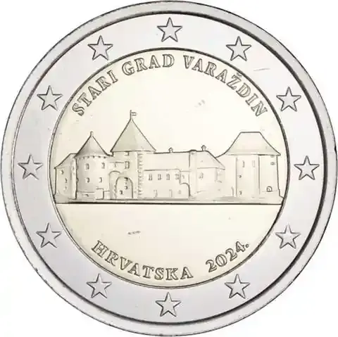 Kroatien 2 Euro 2024 Altstadt von Varazdin - Sale