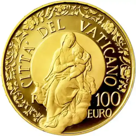 Mega-Angebot - Vatikan 100 Euro Gold 2012 Meisterwerke Raffaels – Madonna von Foligno